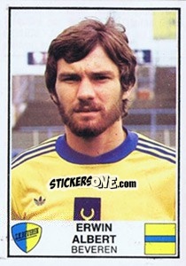Sticker Erwin Albert - Football Belgium 1981-1982 n. 83 - Panini