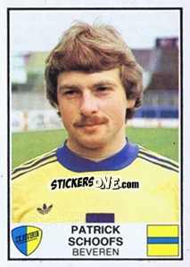Sticker Patrick Schoofs - Football Belgium 1981-1982 n. 86 - Panini