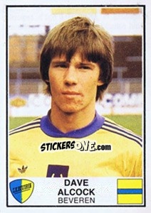 Sticker Dave Alcock - Football Belgium 1981-1982 - Panini