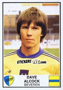 Sticker Dave Alcock - Football Belgium 1981-1982 n. 88 - Panini