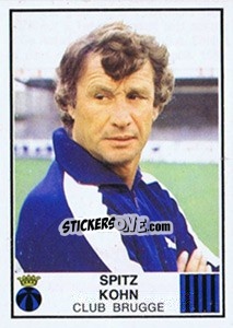 Sticker Spitz Kohn - Football Belgium 1981-1982 - Panini