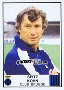 Sticker Spitz Kohn - Football Belgium 1981-1982 n. 90 - Panini
