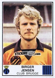 Cromo Birger Jensen - Football Belgium 1981-1982 - Panini
