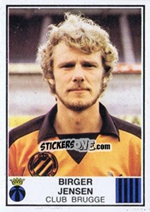 Sticker Birger Jensen - Football Belgium 1981-1982 n. 91 - Panini