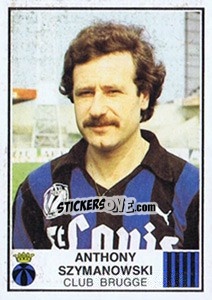 Sticker Anthony Szymanowski - Football Belgium 1981-1982 n. 94 - Panini