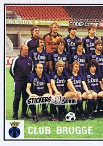 Sticker Team - Football Belgium 1981-1982 - Panini