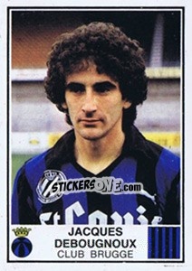 Cromo Jacques Debougnoux - Football Belgium 1981-1982 - Panini