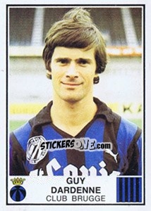Cromo Guy Dardenne - Football Belgium 1981-1982 n. 104 - Panini