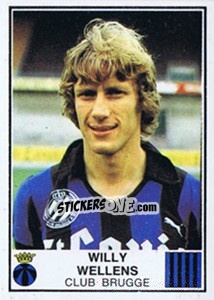 Figurina Willy Wellens - Football Belgium 1981-1982 n. 105 - Panini