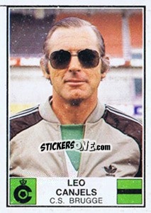 Sticker Leo Canjels - Football Belgium 1981-1982 - Panini