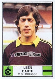 Sticker Leen Barth - Football Belgium 1981-1982 - Panini
