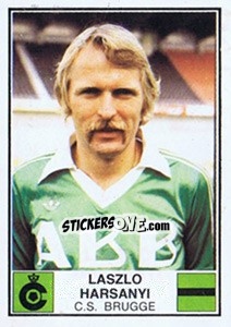 Figurina Laszlo Harsanyi - Football Belgium 1981-1982 - Panini