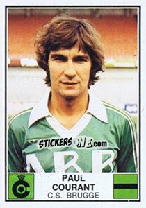 Sticker Paul Courant - Football Belgium 1981-1982 - Panini