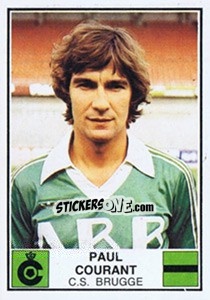 Sticker Paul Courant - Football Belgium 1981-1982 n. 119 - Panini