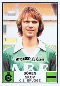 Sticker Soren Skov - Football Belgium 1981-1982 - Panini