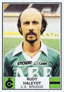 Sticker Rudy Haleydt - Football Belgium 1981-1982 - Panini