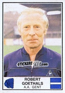 Cromo Robert Goethals - Football Belgium 1981-1982 n. 128 - Panini