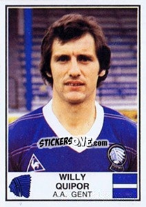 Sticker Willy Quipor - Football Belgium 1981-1982 n. 135 - Panini