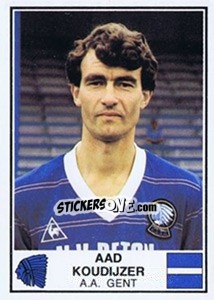 Sticker Aad Koudijzer - Football Belgium 1981-1982 n. 142 - Panini