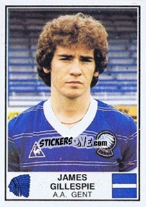 Sticker James Gillespie - Football Belgium 1981-1982 n. 144 - Panini