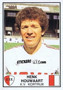 Sticker Henk Houwaart - Football Belgium 1981-1982 - Panini