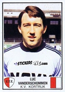 Sticker Luc vanderschommen - Football Belgium 1981-1982 n. 148 - Panini