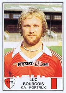 Sticker Luc Bourgois - Football Belgium 1981-1982 n. 150 - Panini