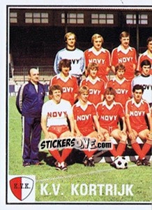 Sticker Team - Football Belgium 1981-1982 - Panini