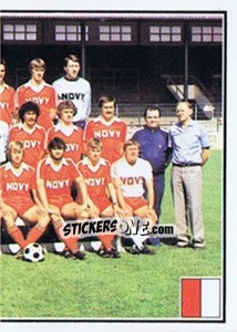 Figurina Team - Football Belgium 1981-1982 - Panini