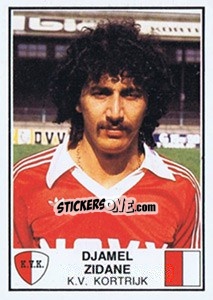 Sticker Djamel Zidane - Football Belgium 1981-1982 n. 157 - Panini