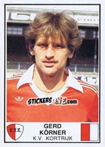 Sticker Gerd Korner