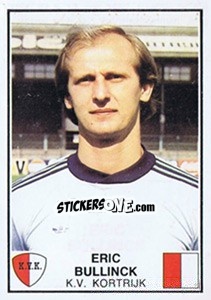Sticker Eric Bullinck - Football Belgium 1981-1982 n. 164 - Panini