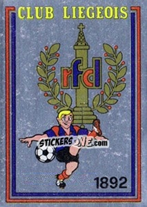 Sticker Badge - Football Belgium 1981-1982 - Panini