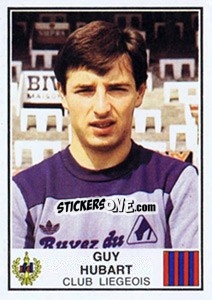 Sticker Guy Hubart - Football Belgium 1981-1982 n. 167 - Panini