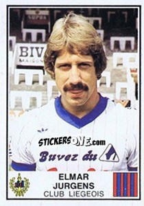 Sticker Elmar Jurgens - Football Belgium 1981-1982 - Panini