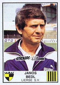 Sticker Janos Bedl - Football Belgium 1981-1982 - Panini