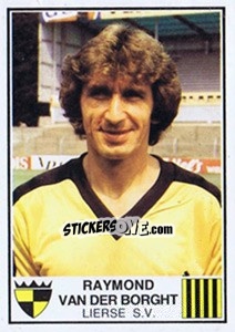 Figurina Raymond van der Borght - Football Belgium 1981-1982 - Panini