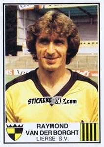 Cromo Raymond van der Borght - Football Belgium 1981-1982 n. 187 - Panini