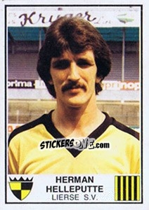 Figurina Herman Helleputte - Football Belgium 1981-1982 - Panini
