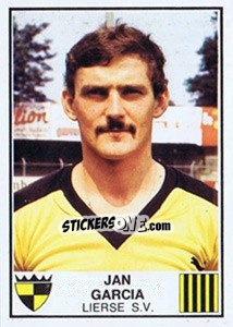 Sticker Jan Garcia - Football Belgium 1981-1982 - Panini