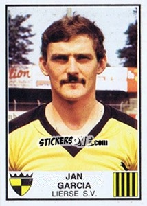 Figurina Jan Garcia - Football Belgium 1981-1982 n. 189 - Panini