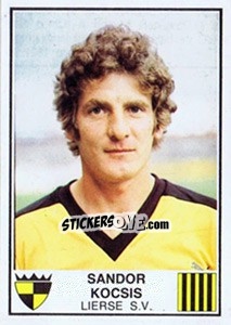 Sticker Sandor Kocsis - Football Belgium 1981-1982 - Panini