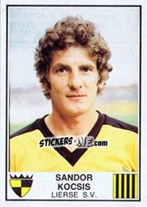 Sticker Sandor Kocsis - Football Belgium 1981-1982 n. 191 - Panini