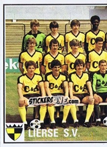 Sticker Team - Football Belgium 1981-1982 n. 193 - Panini