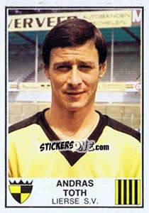 Sticker Andras Toth - Football Belgium 1981-1982 n. 196 - Panini