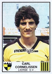 Figurina Carl Cornelissen - Football Belgium 1981-1982 - Panini