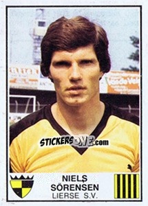 Sticker Niels Soerensen - Football Belgium 1981-1982 - Panini