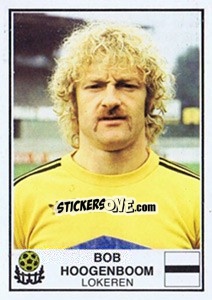 Sticker Bob Hoogenboom - Football Belgium 1981-1982 n. 205 - Panini