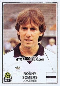 Sticker Ronny Somers - Football Belgium 1981-1982 - Panini