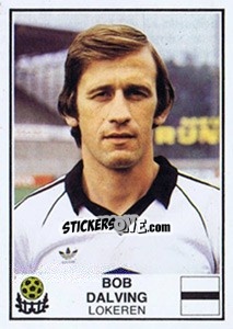 Cromo Bob Dalving - Football Belgium 1981-1982 - Panini
